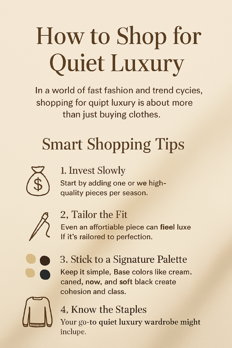 How to Shop for Quiet Luxury