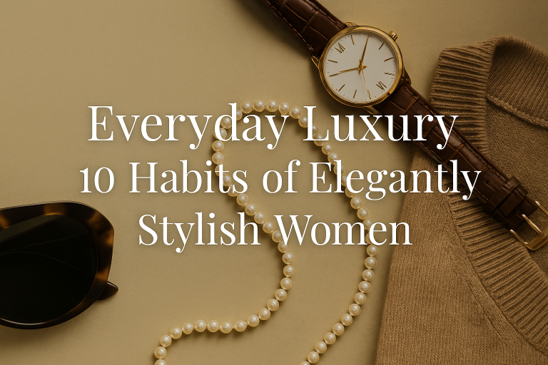 Everyday Luxury: 10 Habits of Elegantly Stylish Women
