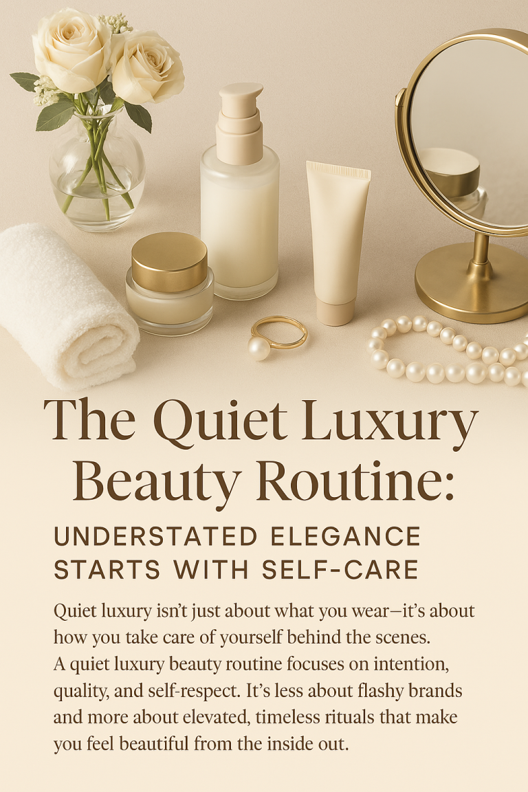 The Quiet Luxury Beauty Routine: Understated Elegance Starts with Self-Care